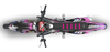 Honda Graphics Kit - Fluid Black Pink