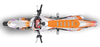 Honda Graphics Kit - Fluid Grey Orange