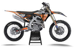 Honda Fluid Orange Graphic Kit - CRF CR XR Models | All Years