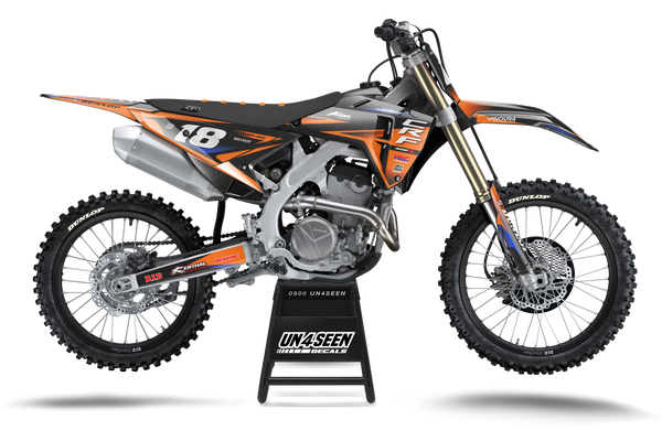 Honda Fluid Orange Graphic Kit - CRF CR XR Models | All Years