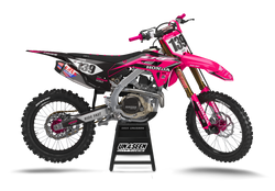Honda Tame Pink Graphic Kit - CRF CR XR Models | All Years