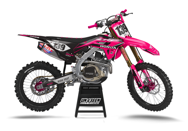 Honda Tame Pink Graphic Kit - CRF CR XR Models | All Years
