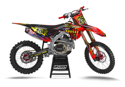 Honda Lightwood Yellow Graphic Kit - CRF CR XR Models | All Years