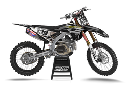 Honda Nippys Black Graphic Kit - CRF CR XR Models | All Years