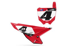 Honda Onu Number Plate Background Decals - CRF CR XR Models | All Years
