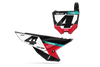 Honda Number Background Decals - Nite