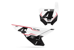 Honda Strine Number Plate Background Decals - CRF CR XR Models | All Years