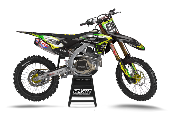Honda Patt Green Graphic Kit - CRF CR XR Models | All Years