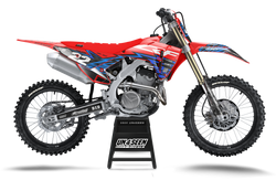 Honda Zag Red Graphic Kit - CRF CR XR Models | All Years