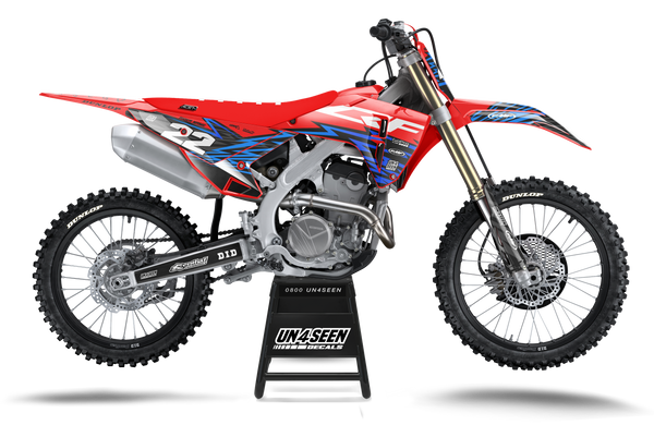 Honda Zag Red Graphic Kit - CRF CR XR Models | All Years