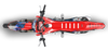 Honda Graphics Kit - Zag Red