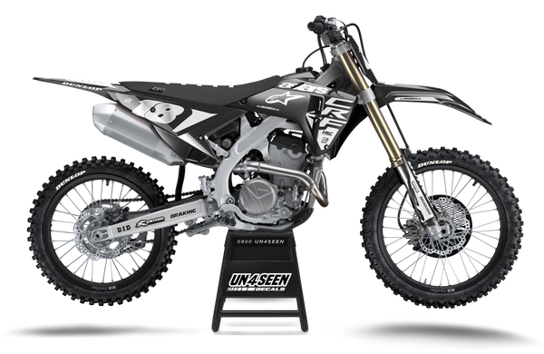 Honda Racer Air Ryway Black Graphic Kit - CRF CR XR Models | All Years