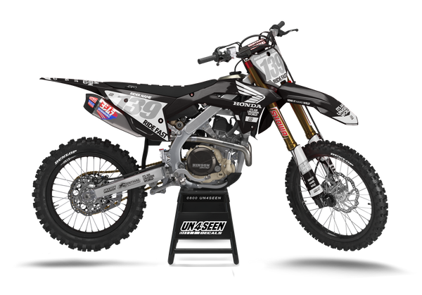 Honda Ride Fast Black Graphic Kit - CRF CR XR Models | All Years