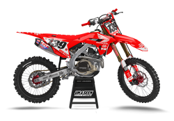 Honda Ride Fast Red Graphic Kit - CRF CR XR Models | All Years