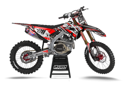 Honda Warrior Red Graphic Kit - CRF CR XR Models | All Years