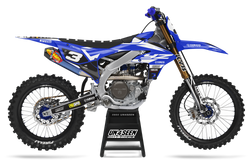 Yamaha Crip Blue Graphic Kit - YZ YZF WR TTR PW Models | All Years