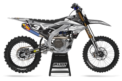 Yamaha Crip Grey Graphic Kit - YZ YZF WR TTR PW Models | All Years