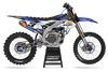 Yamaha Graphics Kit - Crooked Blue