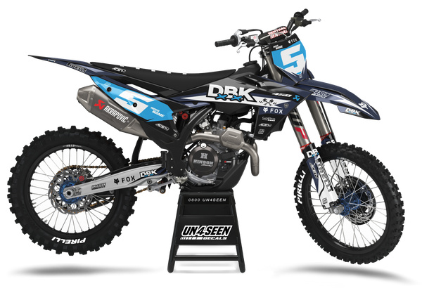 KTM Dbk Navy Graphic Kit - SX SXF XC XCF EXC EXCF Models | All Years