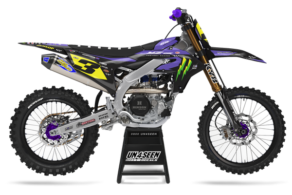 Yamaha Eli Race Kit Purple Graphic Kit - YZ YZF WR TTR PW Models | All Years