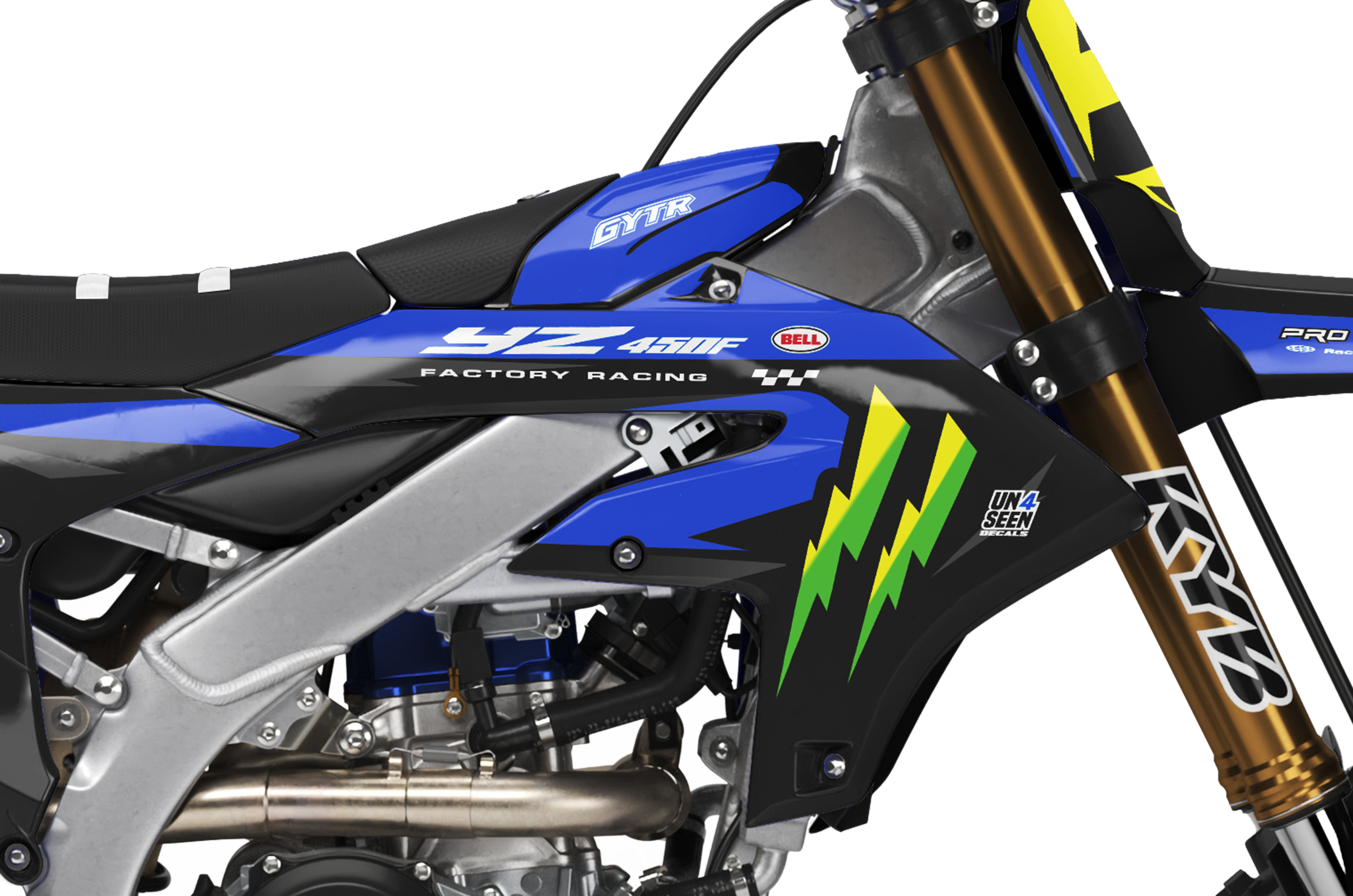 Yamaha Graphics Kit - Eli Race Kit Blue