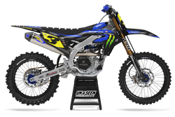 Yamaha Eli Race Kit Blue Graphic Kit - YZ YZF WR TTR PW Models | All Years