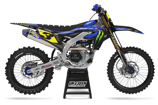 Yamaha Eli Race Kit Blue Graphic Kit - YZ YZF WR TTR PW Models | All Years