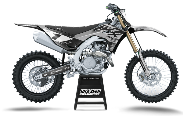 Kawasaki French Grey Graphic Kit - KK KXF KDX KLX Models | All Years