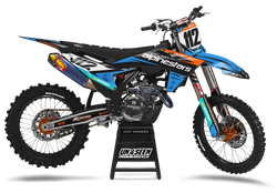 KTM Fullsuss Blue Graphic Kit - SX SXF XC XCF EXC EXCF Models | All Years