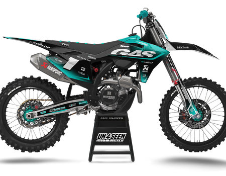 GASGAS Graphics Kit - Gas Aqua