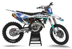 Gasgas Alpinestars Blue Graphic Kit - MC EC ES EX Models | All Years