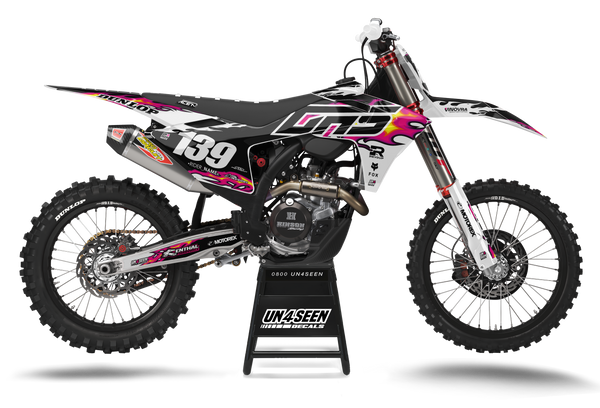 GASGAS Fire Graphics Kit - MC EC ES EX Models | All Years