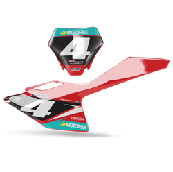 GASGAS Number Background Decals - Flp