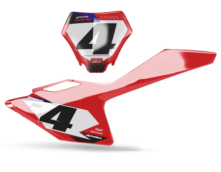 GASGAS Number Background Decals - Moco