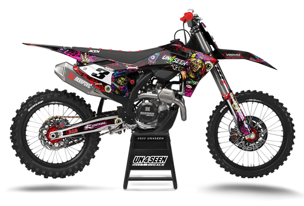GasGas Zombie Graphics Kit - Race Girl Riley