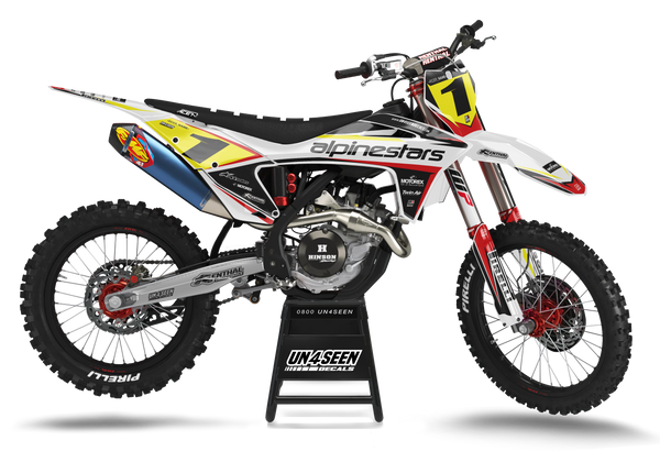 Gasgas Alpinestars Red Graphic Kit - MC EC ES EX Models | All Years