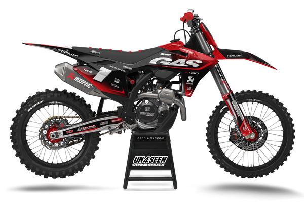 GASGAS Gas Red Graphics Kit - MC EC ES EX Models | All Years
