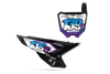 Honda Number Background Decals - Gengar Black