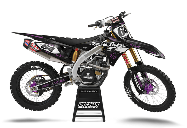 Suzuki Geopod Purple Graphic Kit - RMZ RM RMX DR DRZ JR Models | All Years
