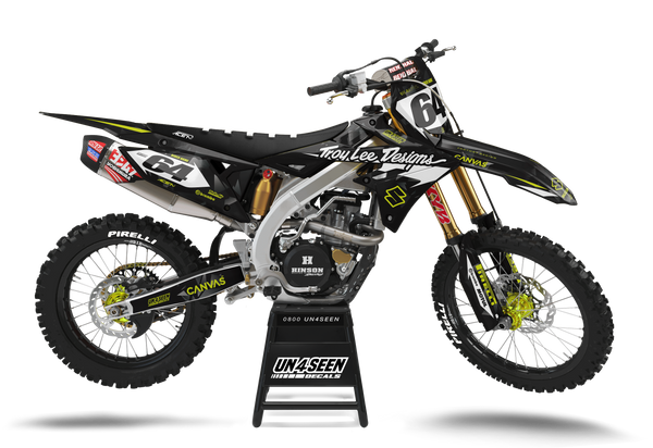 Suzuki Geopod Yellow Graphic Kit - RMZ RM RMX DR DRZ JR Models | All Years