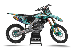 Honda Gleam Green Graphic Kit - CRF CR XR Models | All Years