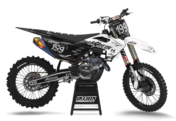 Husqvarna Glitch Black Graphic Kit - TC FC TE TX FE FS FX Models | All Years