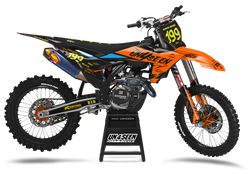 KTM Glitch Blue Graphic Kit - SX SXF XC XCF EXC EXCF Models | All Years