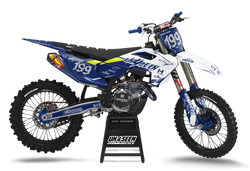 Husqvarna Glitch Navy Graphic Kit - TC FC TE TX FE FS FX Models | All Years