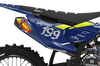 Husqvarna Graphics Kit - Glitch Navy