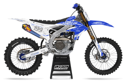 Yamaha Glitch White Graphic Kit - YZ YZF WR TTR PW Models | All Years