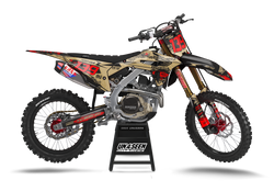 Honda Graffiti Tan Graphic Kit - CRF CR XR Models | All Years