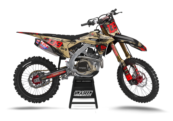 Honda Graffiti Tan Graphic Kit - CRF CR XR Models | All Years