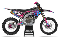 Yamaha Heatn Pink Graphic Kit - YZ YZF WR TTR PW Models | All Years