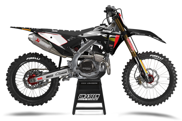 Honda Overdrive Black Graphic Kit - CRF CR XR Models | All Years